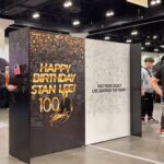 Stan Lee Instagram - Stan fans are quickly filling up our centennial message wall at LA Comic Con! What message would you leave? If you’re at the convention, come visit us at booth 1127 to sign the wall, check out our exclusive customized merch, and more! #StanLee100 #StanLee