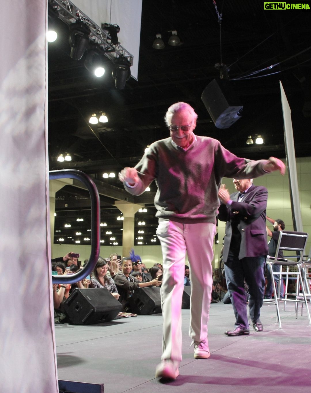 Stan Lee Instagram - Stan attended Los Angeles Comic Con for many years; at one point, the convention was even named after him! With the 100th anniversary of Stan's birth around the corner, the Stan Lee Universe team will be at LA Comic Con, booth 1127, through Sunday celebrating all things Stan. Stop by to sign our centennial message wall, snap a photo with Stan quotes, customize your own merchandise and more! Maybe you'll even get a photo with the Little Stan Lee plush. 😊 We hope to see you there! For fans who drop by the booth, please feel free to share your photos on social using the hashtag #StanLee100 and we'll re-post some throughout the weekend! #StanLee