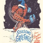 Stan Lee Instagram - Here’s a holiday gift: A merry Marvel throwback from Smilin’ Stan and the brilliant bullpen. 🎁 #StanLee #SeasonsGreetings