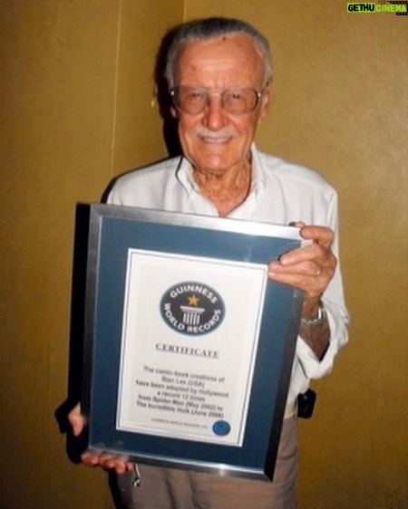 Stan Lee Instagram - TRIVIA + GIVEAWAY! World record holder π€ World's smallest Did you know? Stan Lee held at least 5 Guinness World Records! π€― Here's another record: @superimpulse crafted the world's tiniest Stan figures β swipe to see them! β and the first 3 fans who answer the below question correctly in the comments win 2 of them. Here we go: π€ Most fans would say Stan was a tall man. What's the difference in height to the nearest inch between the real Stan Lee and one of the tiny Stan figures in the video shared here? π€ *Answers must be posted by 3pm PST on 8/29/22; winners will be chosen then. Giveaway open to those 18 and over with a US mailing address. This giveaway is not sponsored, endorsed, or administered by Instagram. For terms and conditions, visit: bit.ly/POWSIGiveaway #StanLee100 #StanLee