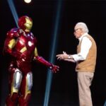 Stan Lee Instagram - Celebrating 60 years of Iron Man! Ol’ Shellhead, who first appeared in Tales of Suspense #39, joined Stan on stage at D23 in 2015. What do you think Stan was saying to him here? Click the link in our stories to read 4 fun facts about Iron Man and Stan Lee. #StanLee #IronMan