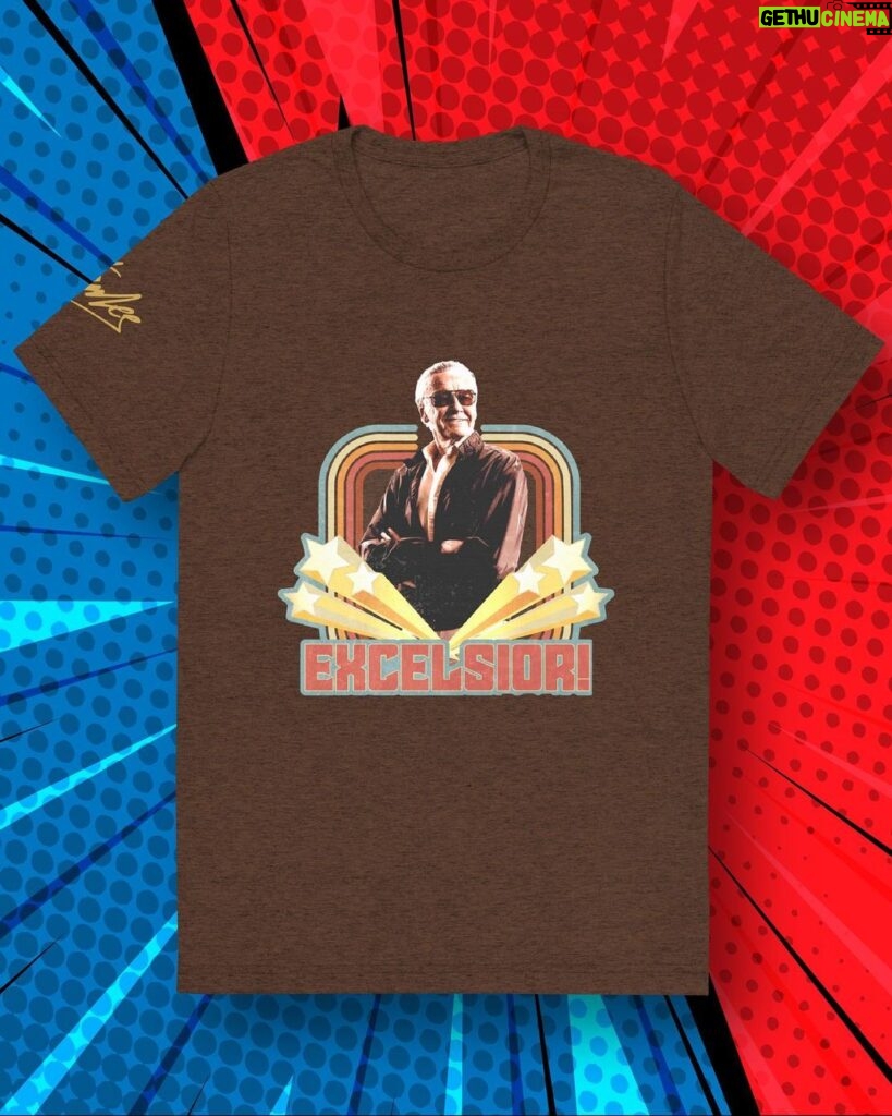Stan Lee Instagram - GIVEAWAY TIME❗ Celebrate Stan’s centennial year in style! Enter to win one of three terrific Stan prize packs, all of which include exclusive items, a gift card, and more. 🎁 Tap the link in stories to enter or visit: bit.ly/SLTeeTourneyGiveaway This giveaway coincides with our Tee Tourney! Swipe for the beginning bracket and head to @excelsiorbystan stories to vote on your favorite tees every other day AND get a sneak peek at potential new designs. The winner will be crowned April 3! *Giveaway open to those 18 & older with a US mailing address. This giveaway is not sponsored, endorsed, or administered by Instagram. Rules and conditions apply. #StanLee #MarchMadness