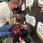 Stan Lee Instagram - Thank you to everyone who stopped by our booth at @comicconla this weekend! We loved hearing your memories of Stan, reading your messages on our centennial wall, and simply celebrating his legacy with you. It’s wonderful to see Stan’s memory live on through fans of all ages, especially as we approach the 100th anniversary of his birth this month. #StanLee