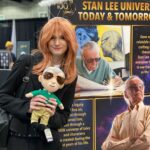 Stan Lee Instagram - Cosplayers 🤝 the Little Stan Lee plush Stop by booth 1127 at @comicconla today and tomorrow to snap a photo with the plush, sign our centennial message wall, make your own customized t-shirt and more! #StanLee100 #StanLee