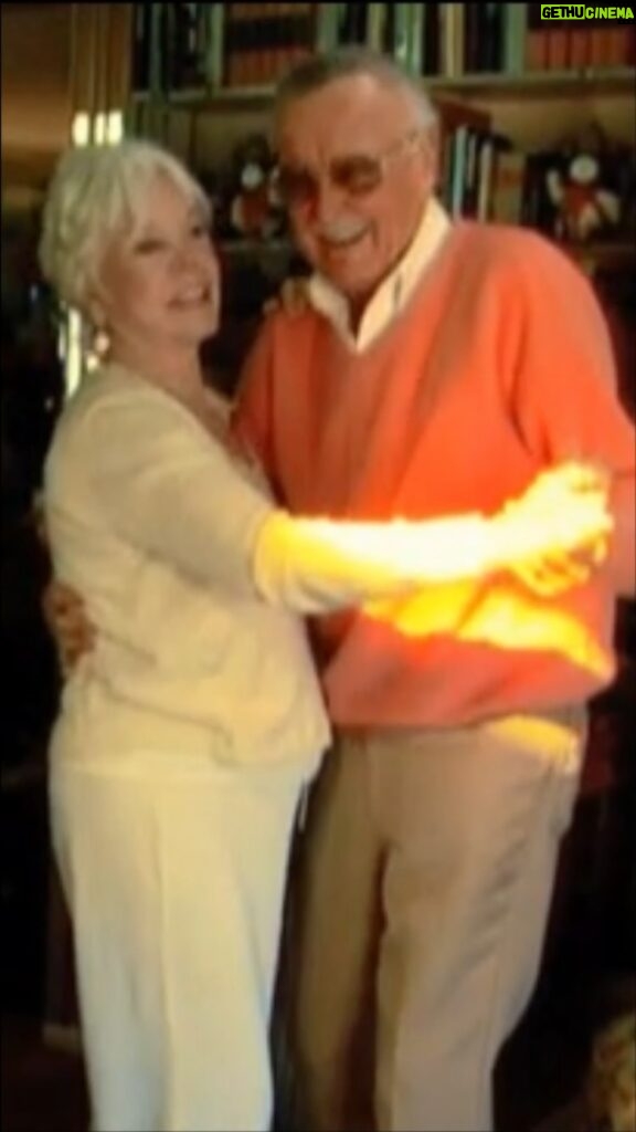 Stan Lee Instagram - Please enjoy this absolutely adorable video of Stan and his wife Joan dancing several years ago. (Watch to the end to see Stan bust his own moves! 😂) This clip is from the 2010 documentary With Great Power: The Stan Lee Story. #StanLee #HappyValentinesDay #AdorableAlert