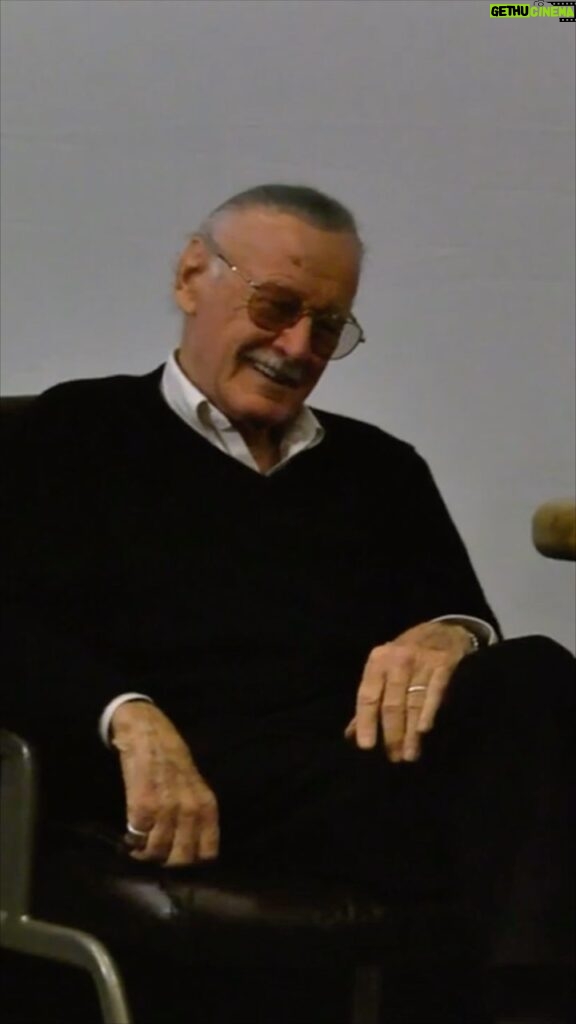 Stan Lee Instagram - We frequently refer to Stan by one of his nicknames, The Man, but do you know the origins of this moniker? 🧐 Hear Stan’s short and sweet explanation of how his colleagues started calling him Stan The Man from this 2012 interview at the Slamdance Film Festival. #StanLee #FlashbackFriday #StanTheMan