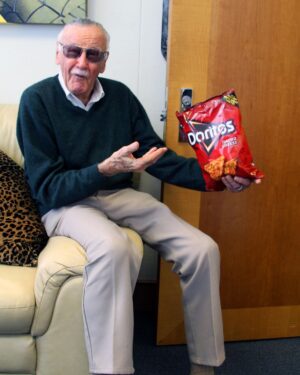Stan Lee Instagram - #FlashbackFriday to Stan having a terrific time partnering with Doritos on their 2013 Crash the Super Bowl contest!
#StanLee
