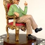 Stan Lee Instagram - SUPERHERO DAY GIVEAWAY!💥 Stan Lee was a bigger-than-life hero to so many of his fans. To celebrate Stan's legacy and his centennial year, Beast Kingdom captured The Man as the King of Cameos right where he belongs – atop a throne! We're giving away ONE of these exclusive collectibles, which is limited to 1,922 pieces, to a lucky Stan Lee fan! Here's how to enter: 🤩 Like this post 🤩 Follow @therealstanlee and @beast_kingdom 🤩 Tag someone who is a superhero to you, along with #StanLee100, in a comment Since it would have been Stan’s 100th birthday in December, this giveaway will be open for 100 hours, starting now and ending Monday, May 2 at 1pm PST. #StanLee #StanLee100 #NationalSuperheroDay *Giveaway open to those 18 & older with a North American or European mailing address. This giveaway is not sponsored, endorsed, or administered by Instagram. For terms and conditions, visit: bit.ly/POWbkgiveaway