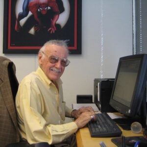 Stan Lee Instagram - Not only was Stan a prolific writer, he was a voracious reader as well!

We're celebrating #WorldBookDay this year with a reading recommendation: The Devil's Quintet, a brand-new superhero thriller written by Stan and New York Times best-selling author @jbonansinga, author of several Walking Dead books.

Stan partook in many public signings for fans at the Barnes and Noble at the Grove in Los Angeles, so it's fitting that we spotted a copy of The Devil's Quintet on the shelf there… swipe to see it!
#StanLee #TheDevilsQuintet #thrillerreads #superherobooks