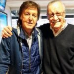 Stan Lee Instagram - It might be hard to tell, but this photo of Stan and Sir Paul McCartney was indeed taken at the Super Bowl – Super Bowl XLVIII in 2014, to be exact. We wonder if "Magneto and Titanium Man" came up in conversation? #StanLee #SuperBowl