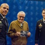 Stan Lee Instagram - Stan was a proud veteran of the US Army, serving in the Signal Corps during WW2. He always graciously talked about his service and supported fellow veterans. To commemorate #VeteransDay, here’s a throwback to 2017 when Stan was inducted into the Signal Corps Regimental Association. He was thrilled to receive such an esteemed honor. #StanLee (Photos from 1-2 Stryker Brigade Combat Team)
