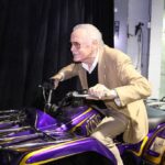 Stan Lee Instagram - Of course Stan hopped on the @lakings ATV for a mini photo shoot backstage at a game in 2011! 😂 Swipe to see his game face. #StanLee100 #StanLee #tbt