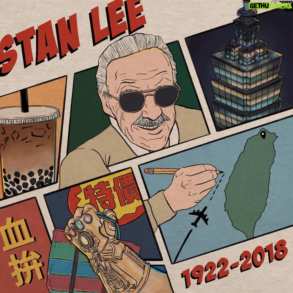 Stan Lee Instagram - Imagine if Stan Lee had taken a trip to Taiwan – that was the prompt we gave a freshman design class in the @communications.design department at Shih Chien University in Taipei to center their Stan fan art around in our ongoing celebration of Stan's centennial year. Stan was always impressed with the talent and passion he saw in fan art, and we love seeing the ways in which Stan's work and legacy fuel innovation and creativity in fans around the globe. Swipe to see how these young artists visualized Stan in their world and culture! Artists include: @takoyakiisuki, @aiwei._.1112, @dairy.arts, @yaa.goon, @po_yuuuu, @peiyingsang, @gimlet_1114, @lykennyli, and @145.x_ Thanks to all the students and teacher @kaochieh! #StanLee100 #StanLee