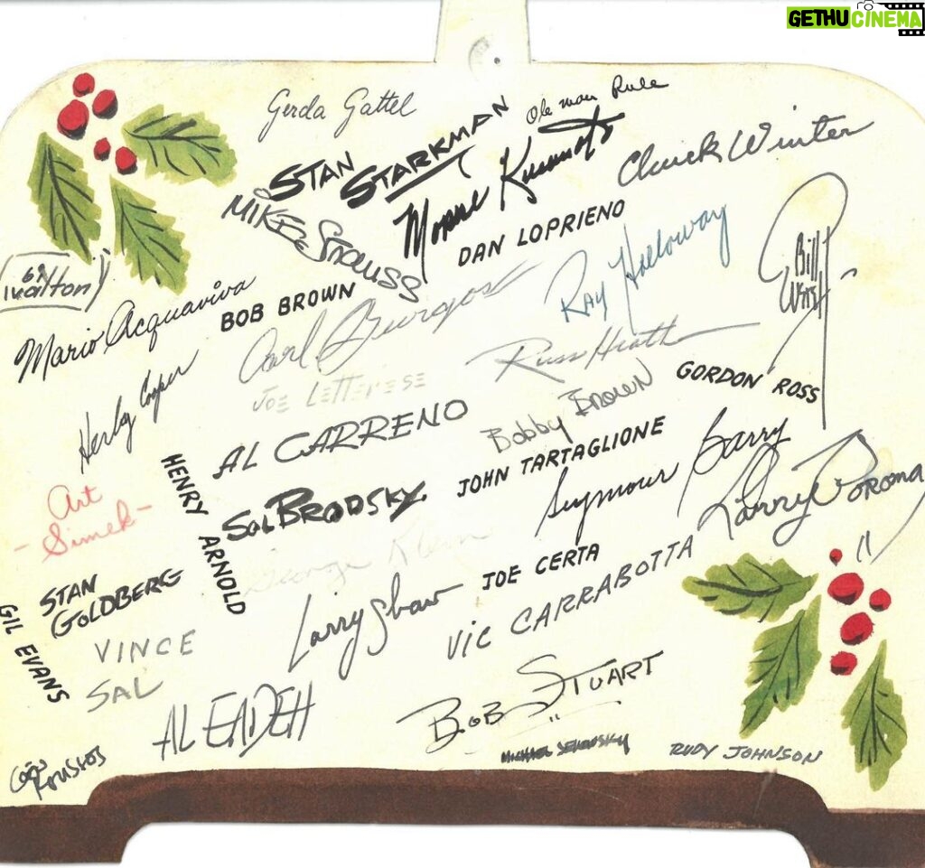Stan Lee Instagram - STAN! Swipe for a rare treat, an early 1950s holiday card made just for Stan, discovered in the #StanLeePapers at the @ahcwyo. 🎁 #StanLee #MerryChristmas #HappyHolidays