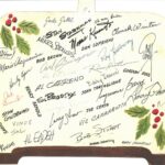 Stan Lee Instagram - STAN! Swipe for a rare treat, an early 1950s holiday card made just for Stan, discovered in the #StanLeePapers at the @ahcwyo. 🎁 #StanLee #MerryChristmas #HappyHolidays