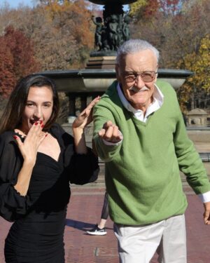 Stan Lee Instagram - What’s the proper way to unveil a new wax figure of the legendary Stan Lee? With a whirlwind cameo tour in his hometown of NYC, of course!

@madametussaudsusa’s new figure wonderfully pays homage to Stan’s legacy, and we loved seeing fans join in the fun and share memorable moments with it across the city!

Starting this Thursday, November 25th, fans can visit this captivating celebration of Stan at Madame Tussauds on 42nd Street in – where else? – the Marvel Hall of Heroes! 
‘Nuff said.
#StanLee #MadameTussaudsNewYork