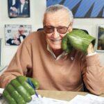 Stan Lee Instagram - Nothing out of the ordinary here… except maybe that Stan is holding the pen in his right hand! #StanLee #Hulk #TuesdayThoughts