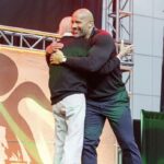 Stan Lee Instagram - A Sunday serving of heartwarming Stan snaps with @therock. 🥹 #StanLee #NationalHugDay