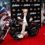 Stan Lee Instagram - For your Thursday viewing pleasure: Stan obviously having a terrific time at The Avengers premiere in 2012. #StanLee #TheAvengers #ThrowbackThursday