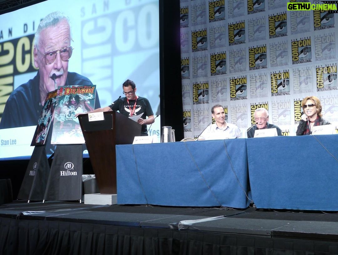 Stan Lee Instagram - Stan x SDCC Stan attended San Diego Comic-Con for years. He loved spending time with friends and colleagues, speaking on panels, and, of course, meeting fans! We always enjoy hearing your stories of meeting The Man. In honor of #SDCC opening today, if you ever spotted or spoke to Stan at the convention, tell us all about it in the comments! #StanLee #tbt