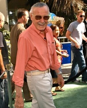 Stan Lee Instagram - “A million years ago when I was writing these comic books, I never suspected that one day I’d be walking down a green carpet being interviewed, and people would say, ‘How do you feel?’ Nobody cared how I felt about anything in those days!” 
-Stan Lee on the green carpet at the premiere of The Incredible Hulk in 2008 
#StanLee #WaybackWednesday