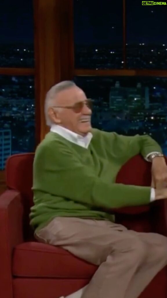 Stan Lee Instagram - One thing we miss more than Stan’s sense of humor? His laugh 😂❤️ That voice you hear in the background is Craig Ferguson. Stan was a frequent guest on The Late Late Show; this appearance is from 2010. #StanLee #LetsLaughDay