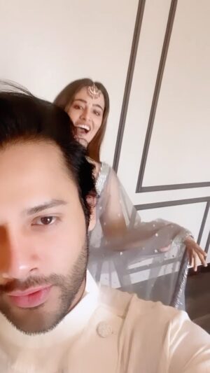 Stebin Ben Instagram - #BaitheBaithe Now trending on reels …  Here’s my reel with this pretty one @nupursanon .. 🙆‍♂️❤️