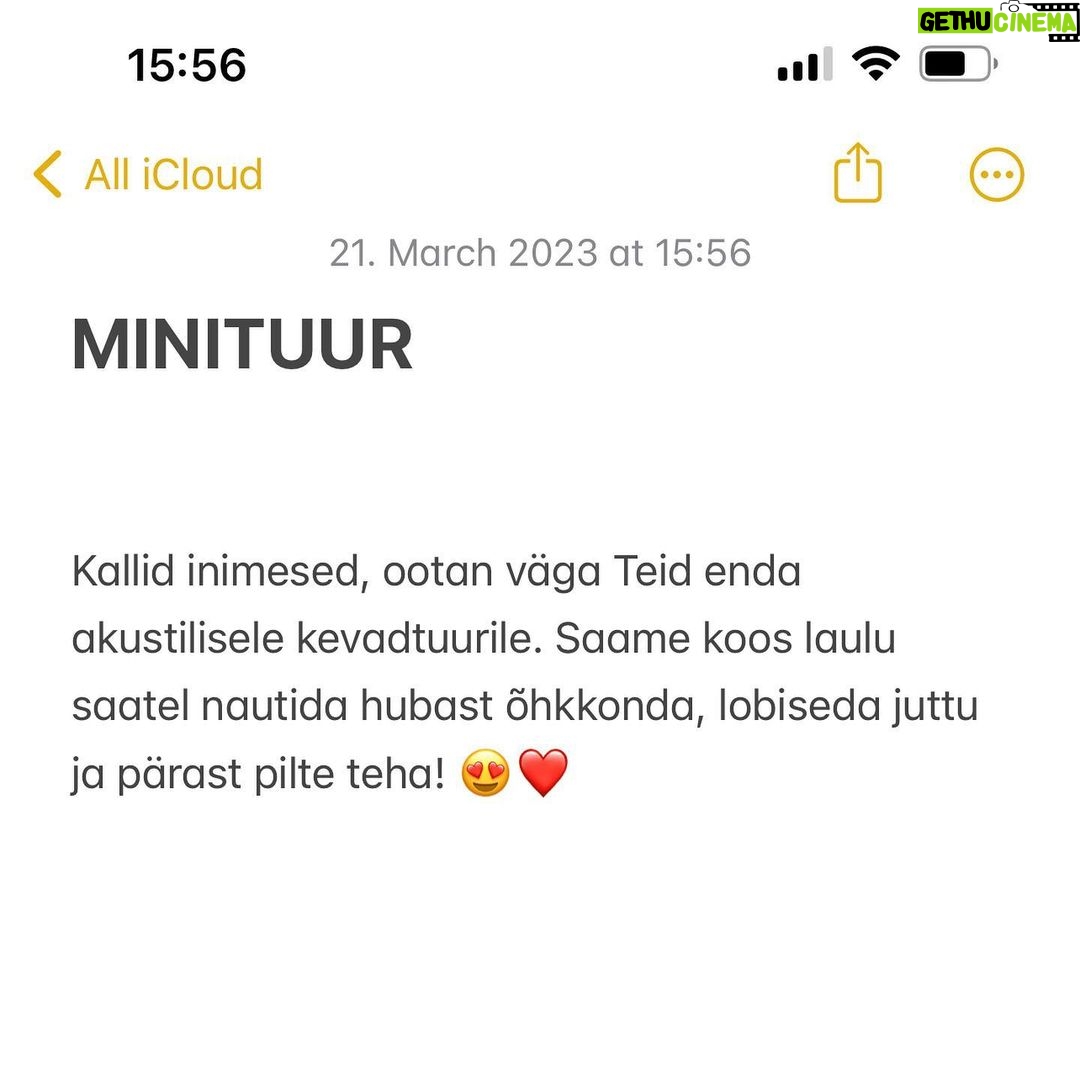 Stefan Airapetjan Instagram - Pole palju jäänud 😍