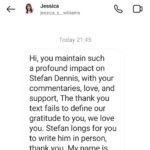 Stefan Dennis Instagram - Hi Everyone. Just to let you know this person is a fake. She is NOT my manager and has nothing to do with me or Neighbours. DO NOT respond as it is a scam. Cheers! Stefan