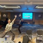 Stefan Dennis Instagram - Hi all. Just thought show the girls hard at work 😂 rehearsing the The Neighbours Celebration Tour in the UK