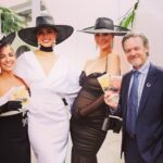 Stefan Dennis Instagram - A Day at the Races! Out here @flemingtonvrc with fellow ambassadors Lorinska Merrington, Rachel Watts & Olivia Molly Rogers, to promote and help raise funds for #pinandwinforchildhood for Australian Childhood Foundation @AusChildhood Fingers crossed for a truckload of dosh to help kids in trouble.