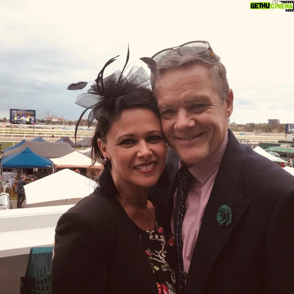 Stefan Dennis Instagram - A day at the races..... where are the Marx Bros when you need them?! Here with my real and my fake. gail_dennis_ & @relmaloglou #Cupweekon10