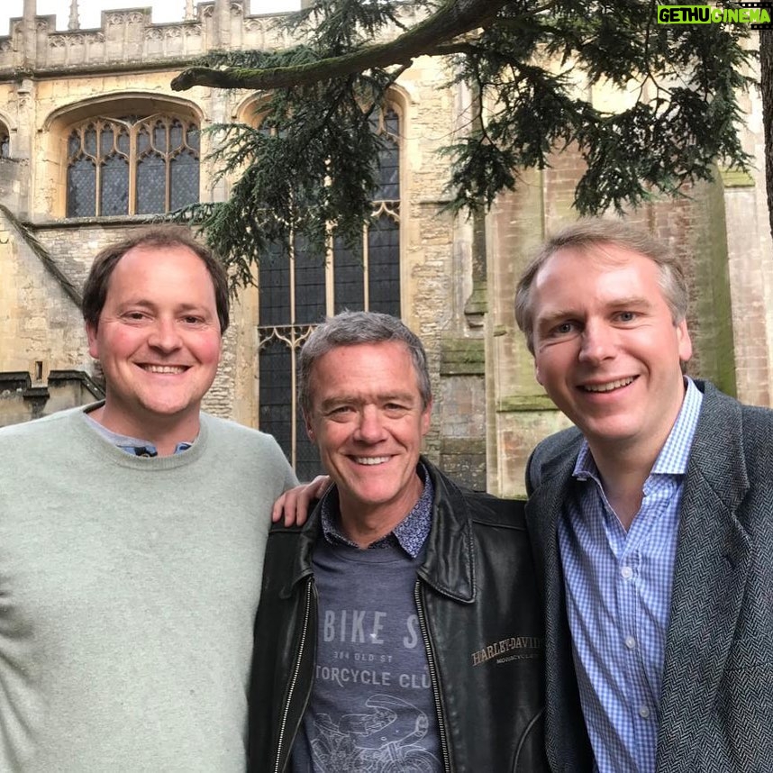 Stefan Dennis Instagram - Lovely dinner with Grant (the_royal_butler) and Jack in Cirencester after long bike trip in the rain. Gotta love English summers!!