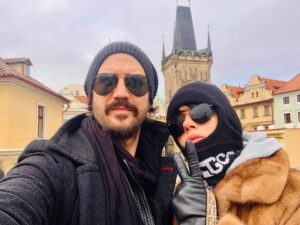 Stefan Kapičić Instagram - Ahoj from enchanting Praha ❤️ #Prague #IvanaHorvatKapicic #StefanKapicic