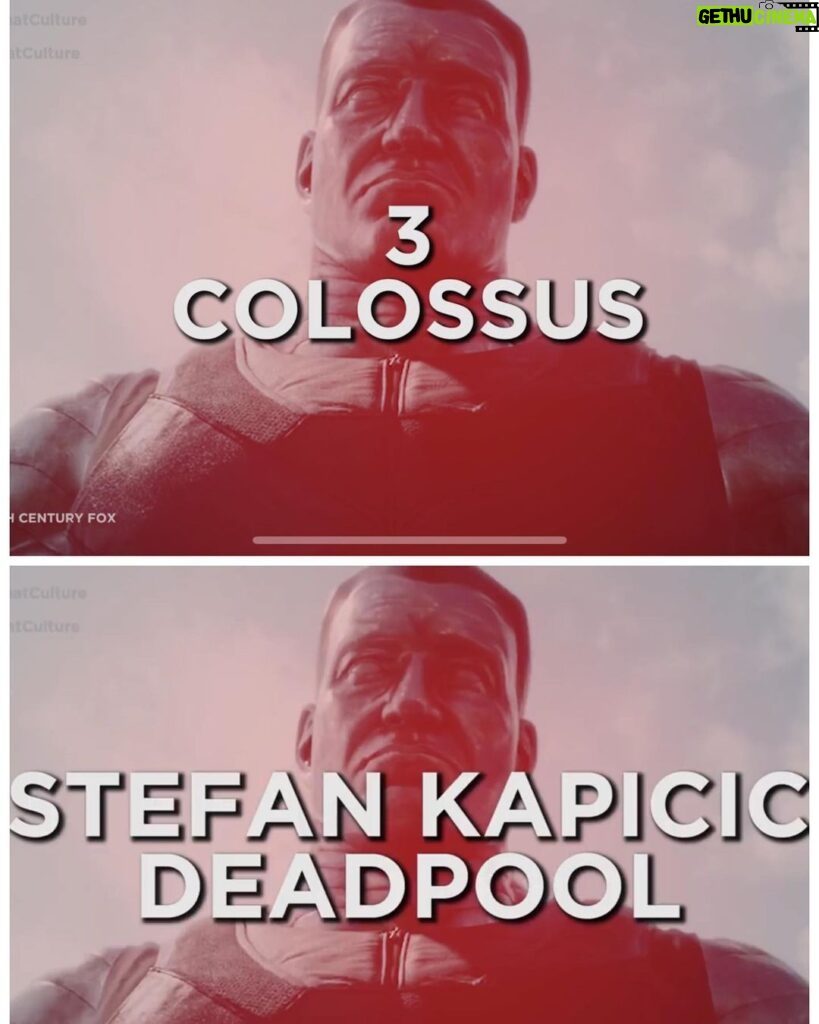 Stefan Kapičić Instagram - Thank you @whatculture for making my performance as #Colossus as high number 3 of "10 Movie Characters who were perfectly cast" ‬ ‪https://youtu.be/gSvO0yl7o9M ‬