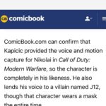 Stefan Kapičić Instagram – I’m happy that I can finally announce my role in “Call of Duty: Modern Warfare 2019″Thanks to @InfinityWard I’ve been creating two amazing characters for almost a year! Legendary Nikolai who now looks and talks like me and a BAD bad man J12 !🥳@CallofDuty #ModernWarfare  #GoingDark ENJOY! Los Angeles, California