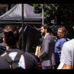 Stefan Kapičić Instagram - Behind the scenes #juznivetar #nagranici #plavi #stefankapicic @juznivetarfilm @awramovsky photo: @nemanja.miscevic Belgrade, Serbia