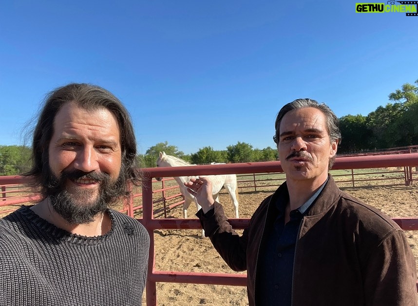 Stefan Kapičić Instagram - BEHIND THE SCENES @bettercallsaul with one and only LALO! @daltonyco it's been a blast working with you. 🪓 #stefankapcic #casper #lalosalamanca #tonydalton #bettercallsaul #amc #Netflix #finalseason #season6 Albuquerque, New Mexico