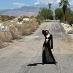 Stella Maxwell Instagram - Desert Sun 🖤 Palm Springs CA