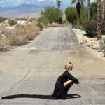 Stella Maxwell Instagram - Desert Sun 🖤 Palm Springs CA