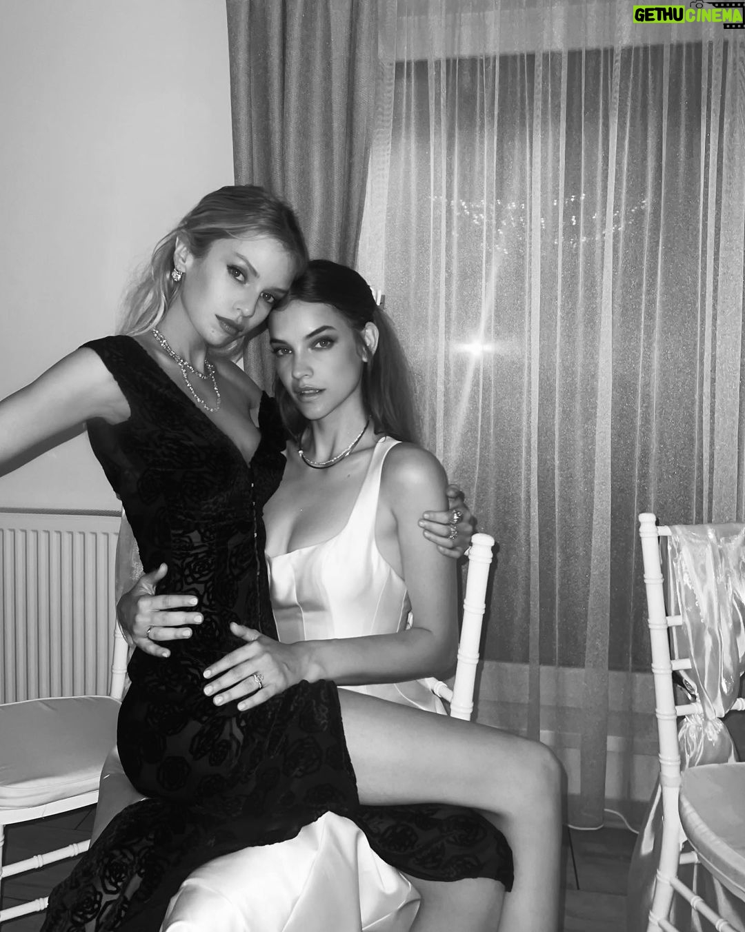 Stella Maxwell Instagram - Celebrating a beautiful day with my beautiful friends. I love you @realbarbarapalvin and @dylansprouse Wishing love and happiness to the newlyweds 🤍 Hungary, Europe