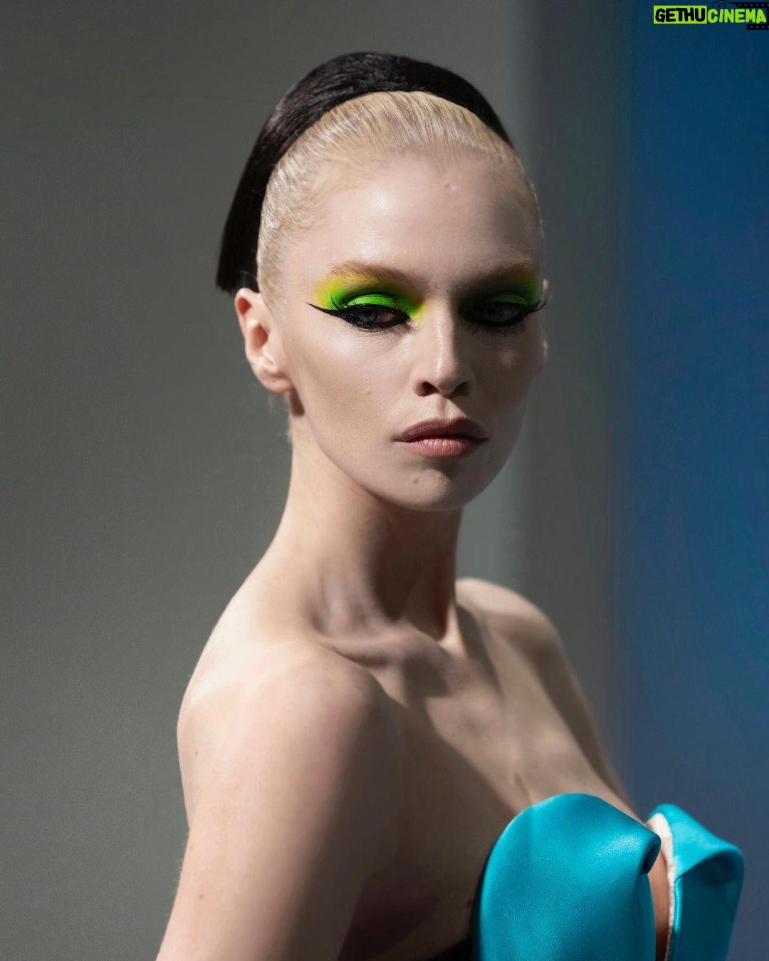 Stella Maxwell Instagram - @jeanpaulgaultier by @h.a Couture SS23 π€ @piergiorgio @samuel_ellis @dmcasting π€ makeup by @lucyjbridge hair by @eugenesouleiman @florencetetier @pat_boguslawski Thank you to the entire team π€ Paris, France