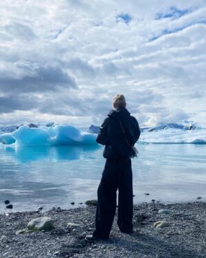 Stella Maxwell Instagram - This is my first time in Iceland and it’s just hard to find words to explain the beauty…