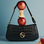Stella McCartney Instagram - HORSE POWER: An innovation icon, our #SWave is crafted using apple waste – photographed in @5elevenmag. Over 30,000 tonnes of apple waste are sent to landfill in Italy annually, where we craft our #vegan accessories. Tap to shop #StellaWinter23 and at link in bio. Credits Photography: @Kenny_Whittle_Photo Stylist: @AshleyConor #StellaMcCartney #InStella #crueltyfree