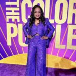 Stella McCartney Instagram – IN STELLA: The purple perfection of my queen @Oprah, wearing our iconic Savile Row tailoring again for a screening of @TheColorPurple… x Stella
 
#Oprah wears a three-piece #StellaMcCartney suit, with a silhouette pulling from our #StellaSummer24 runway — crafted from recycled lurex brocade. 
 
Discover our signature Savile Row tailoring in-store and at stellamccartney.com.