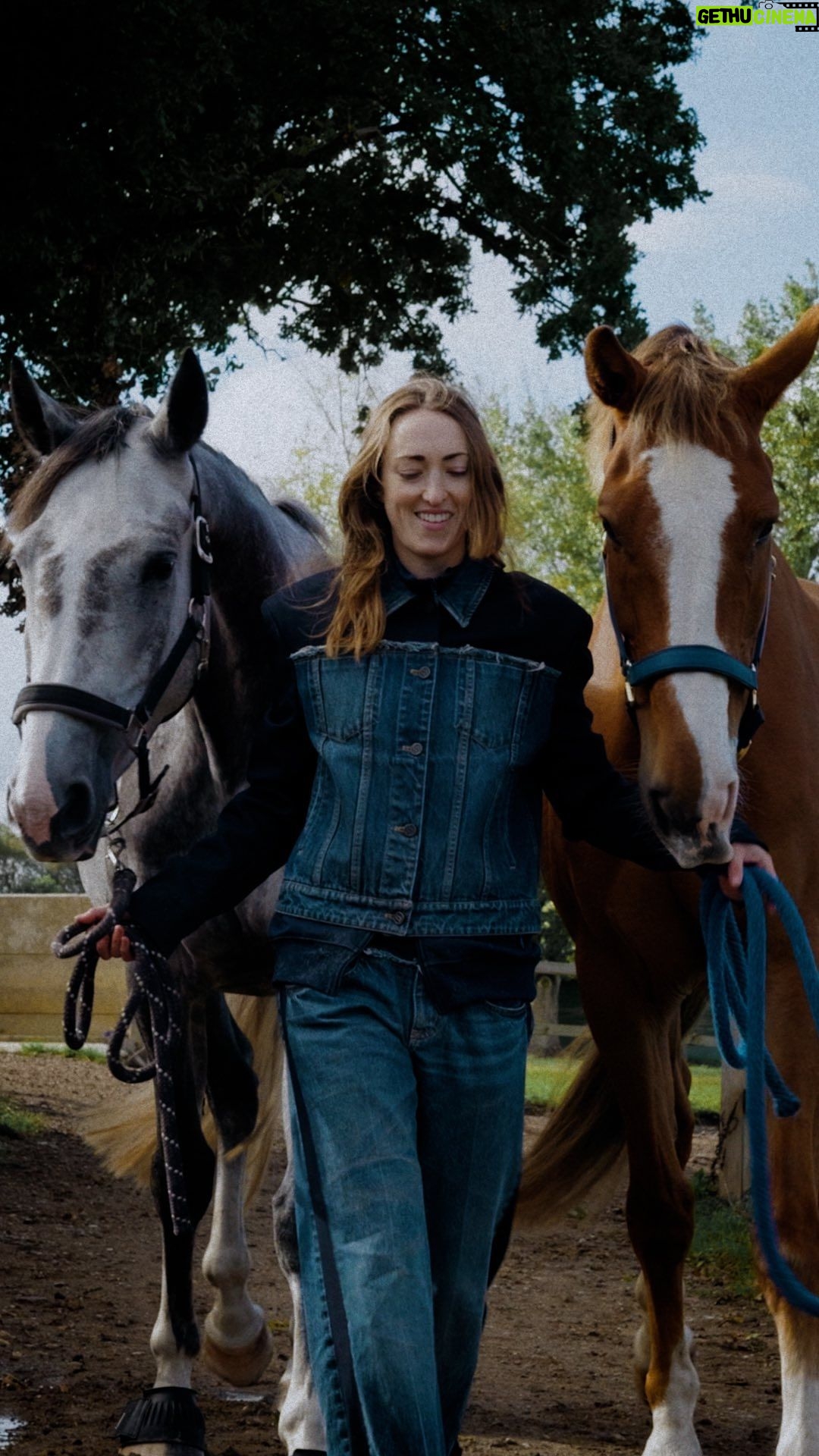 Stella McCartney Instagram - HEALING POWER OF HORSES: Photographer @DaisyWalker shares on how she saved her horses – and they saved her. Wearing #StellaWinter23 regenerative cotton denim, Daisy is captured at her farm with her ‘boys’ – William and Bilbo. We have joined forces with @TheChopraFoundation’s @NeverAlone.Love to celebrate horses and their healing abilities, supporting mental health through #equinetherapy. Read Daisy Walker’s full #HealingPowerofHorses story at stellamccartney.com. #StellaMcCartney #DaisyWalker