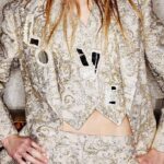 Stella McCartney Instagram - STELLA’S SUSTAINABLE MARKET: Backstage moments from my Summer 2024 runway show… x Stella Wearable art by @AndrewLoganSculptor, exclusively crafted for Stella McCartney from recycled and recyclable glass. Mirror pieces were hand-crocheted in our London atelier on organic cotton denim and Kelsun™️, a seaweed based yarn — the first time it has been seen on a runway. Discover the full #StellaSummer24 runway collection at stellamccartney.com. #StellaMcCartney #ParisFashionWeek #PFW #StellasSustainableMarket