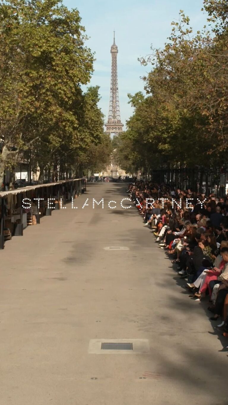 Stella McCartney Instagram - STELLA’S SUSTAINABLE MARKET: Summer 2024 is an exploration of Stella’s roots in music, her parents’ relationship and shared wardrobes, and a care for animals and Mother Earth. The eclectic, ageless collection blurs the lines between genders and generations – reinterpreting pieces from Stella’s archive as well as those she borrowed from her parents, and her daughters now borrow from her. The Marché Saxe-Breteuil in Paris is transformed into #StellasSustainableMarket – comprising 21 stalls, inviting guests and the public to experience the pioneering materials featured in the collection, meet sustainable innovators and explore themes related to Stella. The collection is crafted from 95% conscious materials, making Summer 2024 our most responsible offering to date. The show features exclusive wearable art by @AndrewLoganSculptor, made from recycled glass. Discover the full #StellaSummer24 runway collection at stellamccartney.com. Credits Stylist: @_Mariechaix_ Casting: @JuliaLangeCasting Wearable art: @AndrewLoganSculptor Makeup: @PatMcGrathReal Hair: @EugeneSouleiman for @MoroccanoilEU Skincare: @StellaMcCartneyBeauty Production: @StudioBoum Nails: @KureBazaar DJ: #PabloClements Audio: @JBL_Pro #StellaMcCartney #ParisFashionWeek #PFW