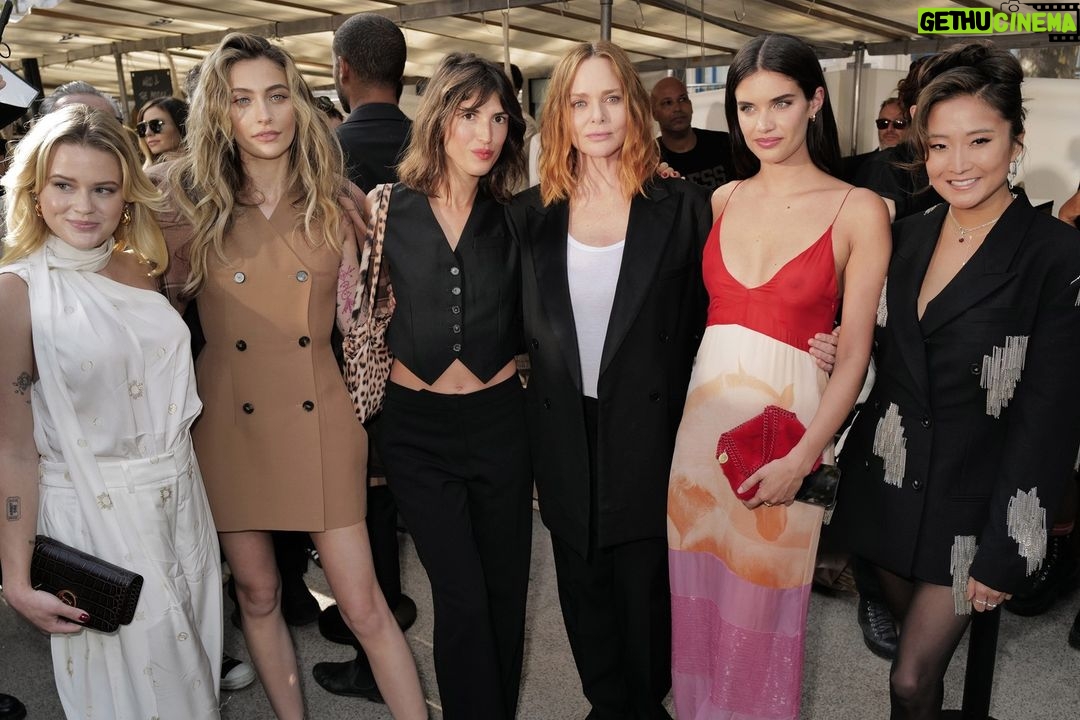 Stella McCartney Instagram - STELLA’S SUSTAINABLE MARKET: A new generation of Stella girls. Featured: @AvaPhillippe, @ParisJackson, @JeanneDamas, @SaraSampaio, @AshleyParkLady #StellaMcCartney #ParisFashionWeek #PFW #InStella #StellasSustainableMarket #StellaSummer24 Marché Saxe-Breteuil