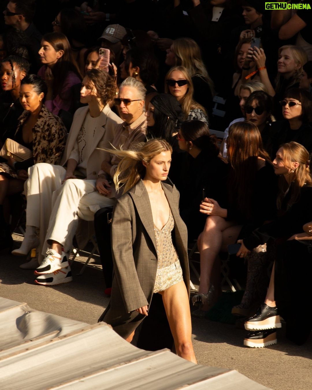 Stella McCartney Instagram - STELLA’S SUSTAINABLE MARKET: Hosted in the streets of Paris, guests and the public experienced the pioneering materials featured in the Summer 2024 collection at #StellasSustainableMarket. Across 21 stalls, they met sustainable innovators and explored themes from Stella's life – bringing together lovers of fashion and Mother Earth. Watch the #StellaSummer24 runway show at stellamccartney.com. Credits Wearable art by @AndrewLoganSculptor, exclusively for Stella McCartney #StellaMcCartney #ParisFashionWeek #PFW Marché Saxe-Breteuil